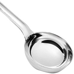Zevora Pack Of 2 Stainless Steel Deep Ladle Soup Milk Ladle Karchi Cooking And Serving Spoon