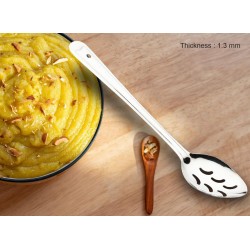 SignoraWare Kitchen Tools Stainless Steel Food Grade Heavy Gauge 1.3 MM Plus Slotted Spoon Chamcha