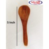 Mkd2 Rise Wooden Masala Spoon for Containers Handmade Wooden Spoon for Salt Tea Coffee Sugar Condiments Spices 5 Inch Set of 6