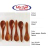 Mkd2 Rise Wooden Masala Spoon for Containers Handmade Wooden Spoon for Salt Tea Coffee Sugar Condiments Spices 5 Inch Set of 6