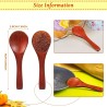 30 Pieces Small Wooden Spoons Mini Nature Wooden Spoons Mini Tasting Spoons Condiments