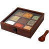 Riddhi Enterprises Wooden Products For Kichen & Personal Use Wooden Masala Box)