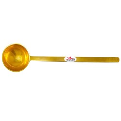 Nutri Star Brass Ladle Cooking And Serving Spoon Length 12 Inches Width 3  Inches Colour  Golden