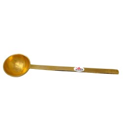 Nutri Star Brass Ladle Cooking And Serving Spoon Length 12 Inches Width 3  Inches Colour  Golden