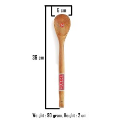 Hazel Wooden Oval Spatula Wooden Scoup Non Stick One Piece Cooking Serving Spoon Kitchen Tools