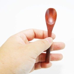 Aayat Enterprises Wooden Masala Spoon for Small Containers Handmade Wooden Spoon