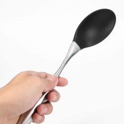 Taskhouse Silicone Heat Resistant Cooking Spoons Dishwasher Safe Bpa Free Silicone Kitchen Spoons
