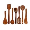 Hyms Wooden Spoon Set Of 7 2 Frying 1 Serving 1 Spatula 1 Chapati Spoon 1 Desert 1 Rice Best Tools For Kitchen
