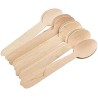 IJS Group Disposable Wooden Spon 14cm/4.4 Inch Pack of 100