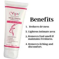 Vigini Vaginal Intimate Lightening Whitening Tightening Lubricant Vagina Hygiene Vaginal Moisturizing Water Based Gel Women