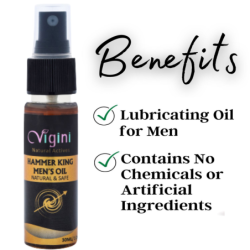 Vigini Natural Hammer king Lubricant Delay Booster Oil 30ml