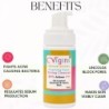 Vigini 30% Natural Actives Foaming Face Toning Cleanser 150ml