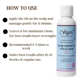 Vigini 100% Natural Actives Growth Vitalizer Hair Oil 100ml
