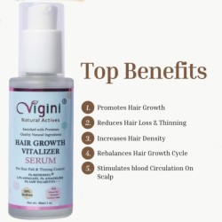 Vigini 100% Natural Actives Growth Vitalizer Hair Serum 100ml