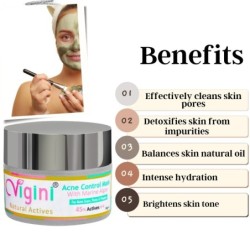 Vigini 45% Natural Actives Acne Control Mask