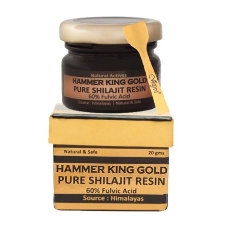 Vigni Natural Hammer King Gold Shilajit Resin 20gm
