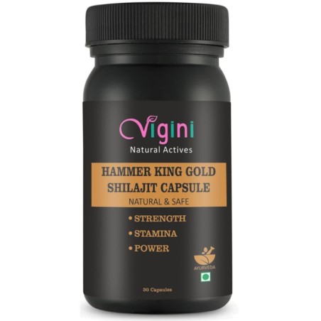 Vigni Natural Hammer King Gold Shilajit Capsule 30 Caps