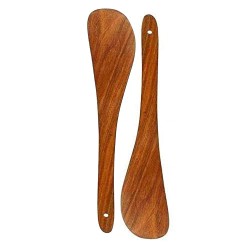 Oeuiva Tools for Kitchen Decor and Home Use Heat Resistant Wooden Handled Wooden Natural Handmade
