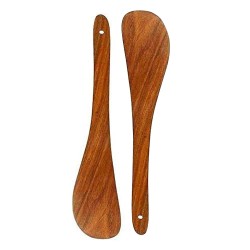 Oeuiva Tools for Kitchen Decor and Home Use Heat Resistant Wooden Handled Wooden Natural Handmade