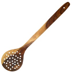 Pebblecrafts Handmade Wooden Cooking Spoons And Serving Spoon Set  Of 8 Yellow Natural