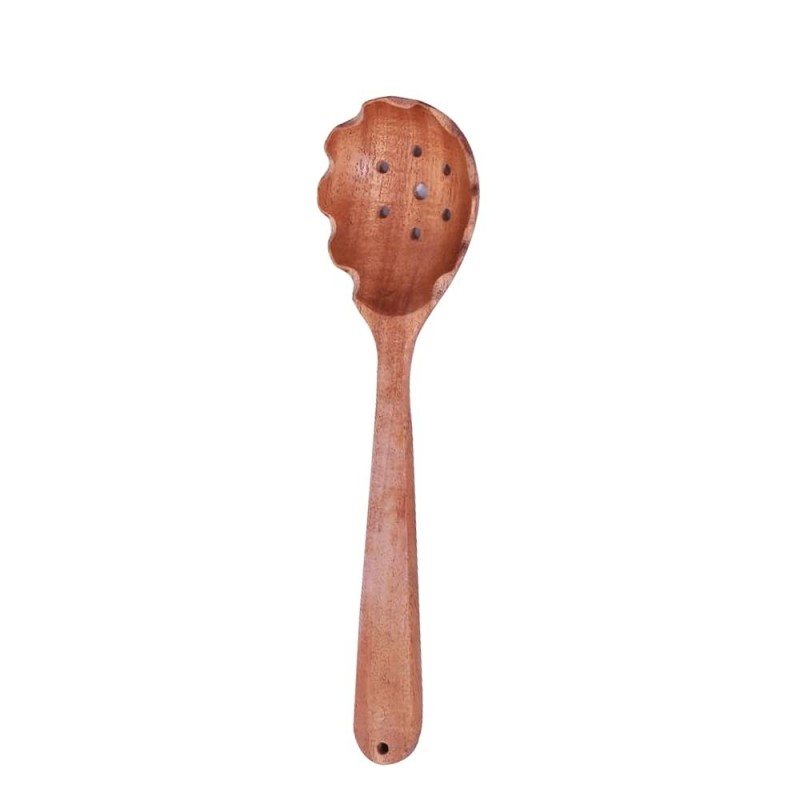 The Indus Valley Handmade Neem Wooden Cooking Spoon Spatula Ladle Skimmer Chanta Jalli Karandi