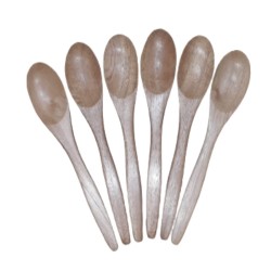 Wooden Masala Spoons for neem Wood Set of 6