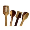 Naturecrafts Wooden Cooking And Serving Spoons Non Stick Set Of 7 Kitchen Tools Utensils Spatulasladles