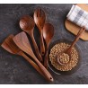 Craft Expertise Wooden Kitchen Utensil Set 6 Cooking Utensils Spatula Spoons