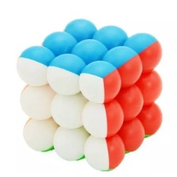 Bubble Cube 3x3x3 High Speed Sticker Less Magic Puzzle Cube Game Toy Cube