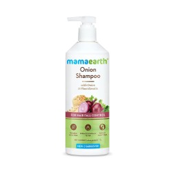 Mamaearth Onion Shampoo For Hair Growth & Hair Fall Control With Onion & Plant Keratin 1 Litre