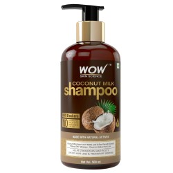 WOW Skin Science Coconut Milk No Parabens Sulphate Silicone Salt & Color Shampoo 500mL