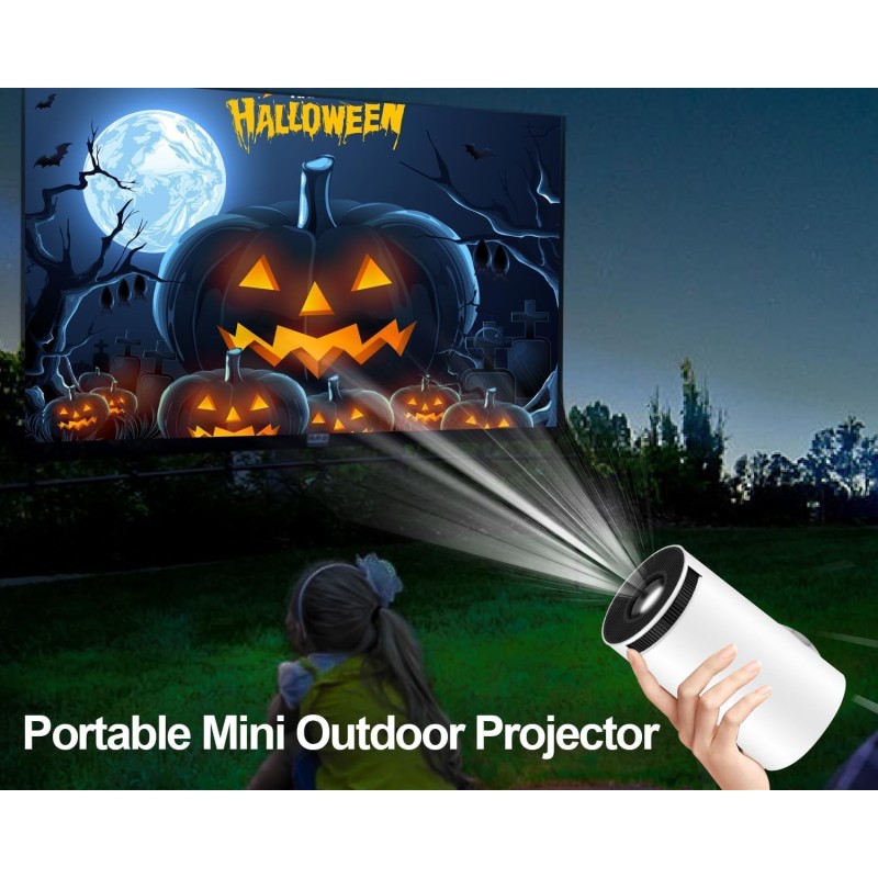 Immerse Yourself in Brilliance: Magcubic HY300 Auto Keystone Correction  Mini Projector – 4K/200 ANSI Lumens, Smart Connectivity