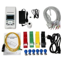 Touch Screen Electrocardiograph CONTEC  12 Lead ECG EKG Machine Sync PC Software