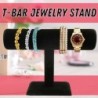 T-Stand For Necklaces & Bracelets Black Velvet Holder Organizer Jewelry Display