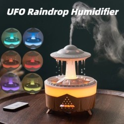 UFO Raindrop Humidifier Water Drop USB Aromatherapy Air Diffuser Mist Maker
