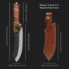 Qulajoy Boning Knife - Hand Forged Camping Knife Sheath Viking Knife For Hunting