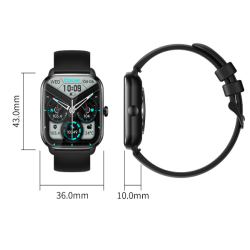 Exercise Heart Rate Meter Step Talk Music Full Screen Smartwatch