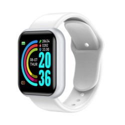 Compatible with Apple , Y68 Color Screen Smart Heart Rate Blood Pressure