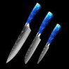 8-inch Chef Knife with Blue Resin Handle 1 peice