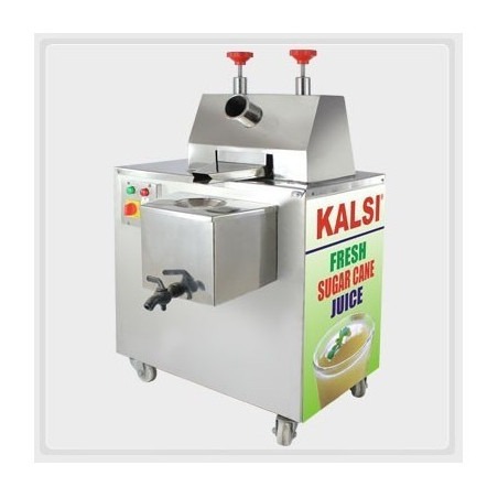 Kalsi Sugar Cane Juice Machine Fully Covered Stainless Steel Body With Motor