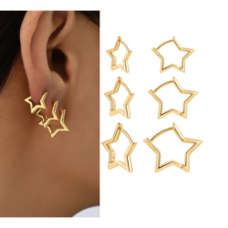 Irregular geometric earrings simple personality earrings
