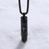 Bullet titanium steel necklace