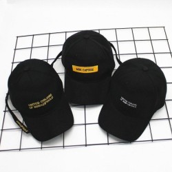 The South Korean star with a hat embroidery letter MINI baseball cap peaked cap