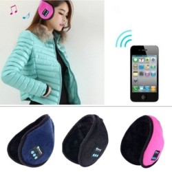 Bluetooth Earmuffs Bluetooth Headset Cotton blend warm Smartphone Ear Protection Earmuffs for HTC