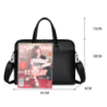 Men's PU Portable Oblique Span Business Briefcase Large Capacity Travel