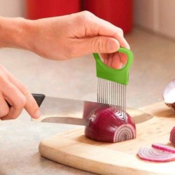 Vegetable Holder Cutting Aid Guide 2 Pieces