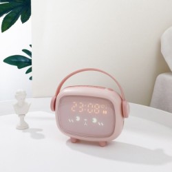 Alarm-Clock Night-Light Home-Decor Kids Cute Timing Smart Countdown LED