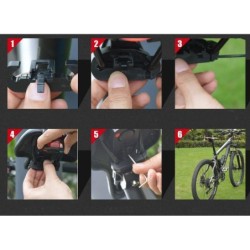 Remote Control Bicycle Alarm Intelligent Bike Tail Light