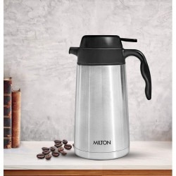 Milton astral 2000 thermosteel hot or cold flask 1900 ml  steel plain