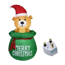Inflatable luminous gift bag puppy inflatable model
